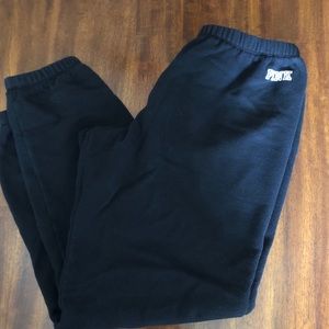 VS Pink black sweat pants